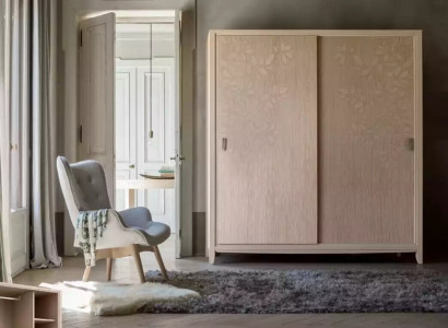 Schlafzimmer Kleiderschrank Material Holz Schrank Modern beige Schränke